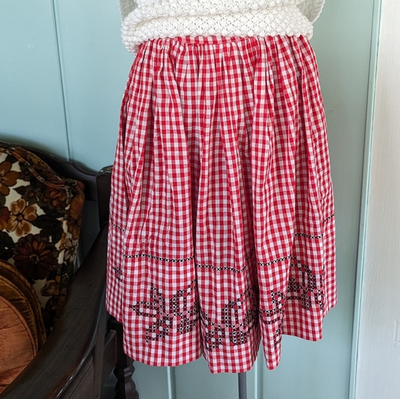 Vintage Gingham Skirt - Picture 5 of 5